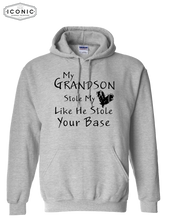 Load image into Gallery viewer, My Grandson Stole My Heart - Heavy Blend Hooded Sweatshirt
