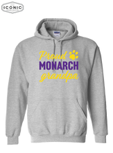 Load image into Gallery viewer, Proud Monarch Grandma/Grandpa - Heavy Blend Hooded Sweatshirt
