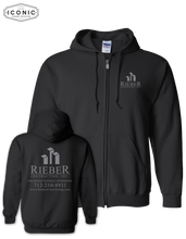 Load image into Gallery viewer, Rieber Contracting - Heavy Blend Full-Zip Hooded Sweatshirt
