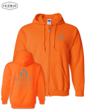 Load image into Gallery viewer, Rieber Contracting - Heavy Blend Full-Zip Hooded Sweatshirt
