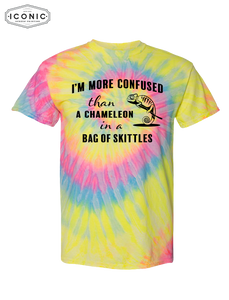 Confused Chameleon - Multi-Color Spiral Tie-Dyed T-Shirt