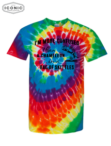 Confused Chameleon - Multi-Color Spiral Tie-Dyed T-Shirt