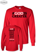 Load image into Gallery viewer, #God Is Greater - Ultra Cotton Long Sleeve
