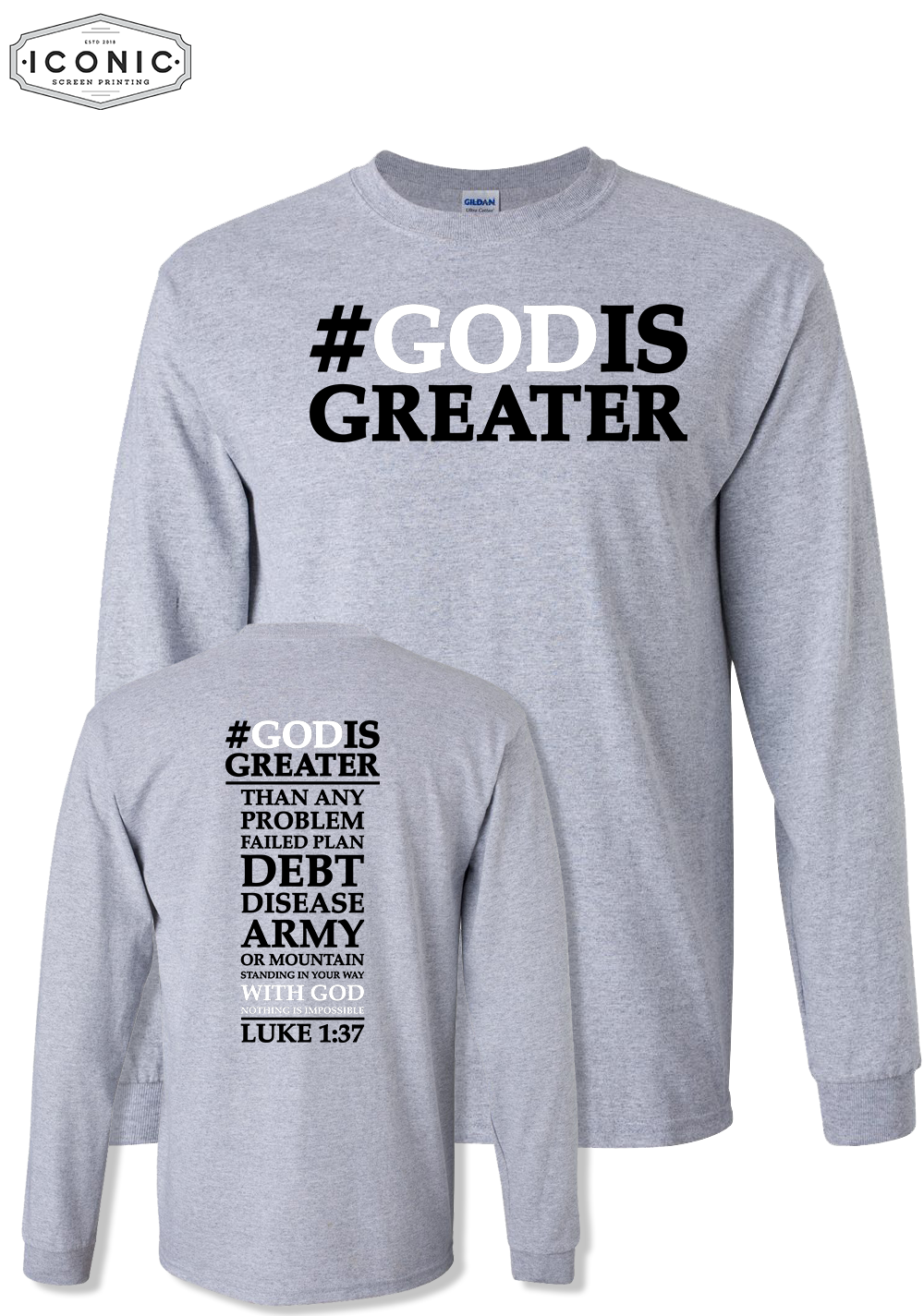 #God Is Greater - Ultra Cotton Long Sleeve