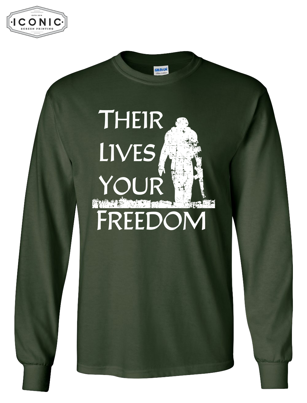 Their Lives Your Freedom - Ultra Cotton Long Sleeve