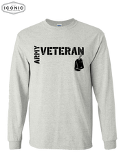 Load image into Gallery viewer, Army Veteran - Ultra Cotton Long Sleeve
