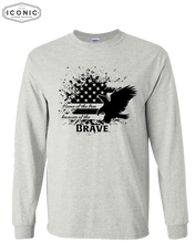 Load image into Gallery viewer, Because of the Brave - Ultra Cotton Long Sleeve
