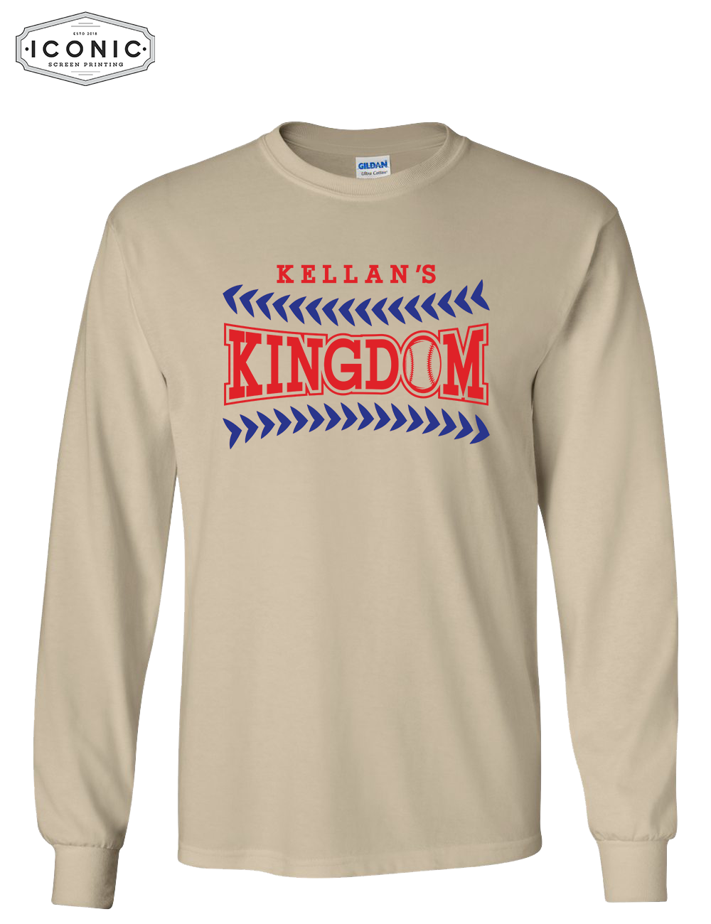 Baseball Kellan's Kingdom - Ultra Cotton Long Sleeve