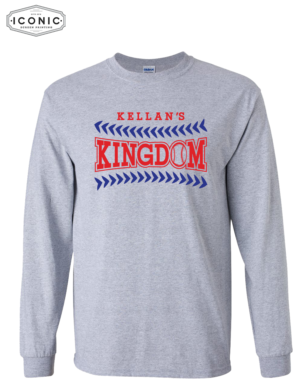 Baseball Kellan's Kingdom - Ultra Cotton Long Sleeve