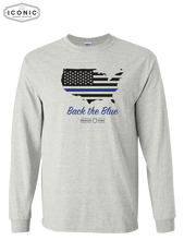 Load image into Gallery viewer, Back The Blue United States - Ultra Cotton Long Sleeve
