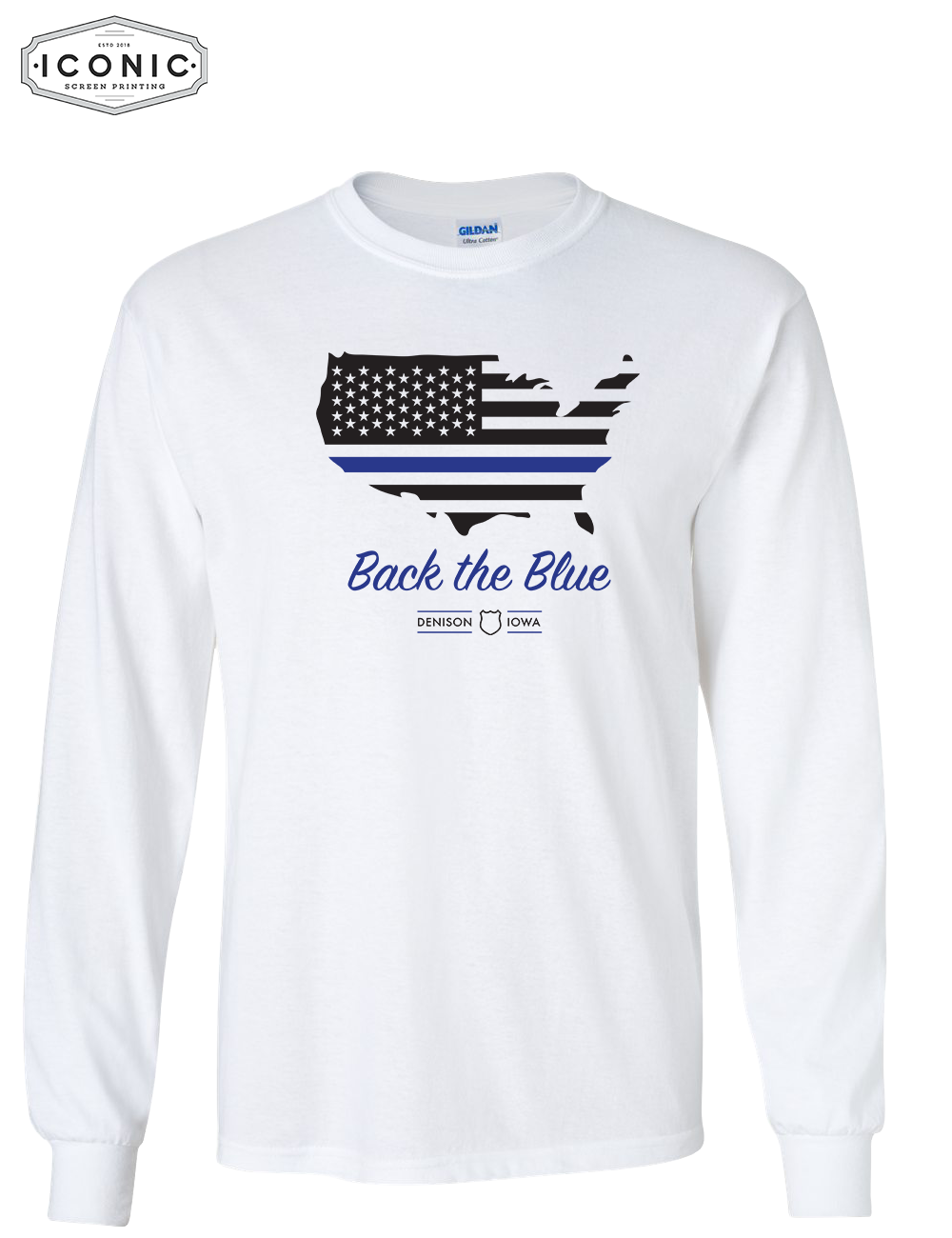 Back The Blue United States - Ultra Cotton Long Sleeve