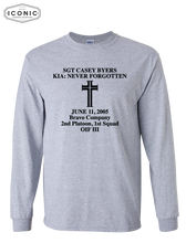 Load image into Gallery viewer, SGT Casey Byers: Never Forgotten - Ultra Cotton Long Sleeve
