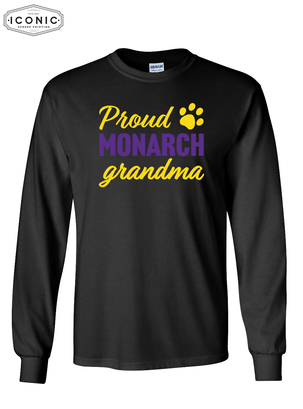 Proud Monarch Grandma/Grandpa - Ultra Cotton Long Sleeve