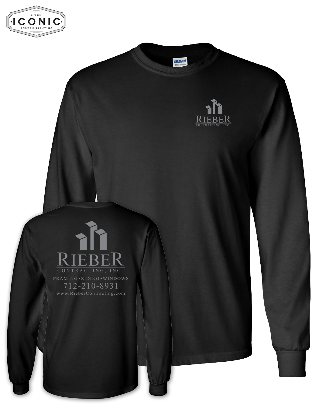 Rieber Contracting - Ultra Cotton Long Sleeve