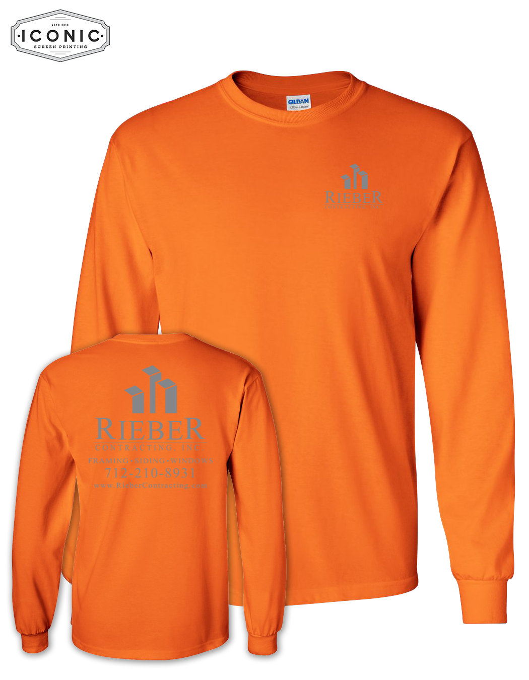 Rieber Contracting - Ultra Cotton Long Sleeve