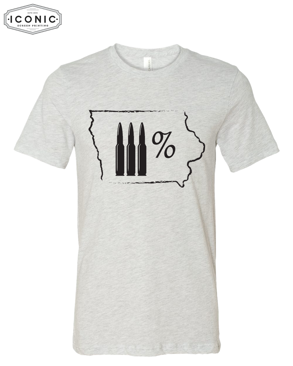 3% Iowa  - Unisex Jersey Tee