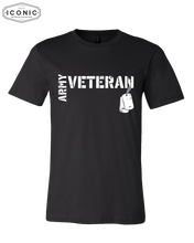 Load image into Gallery viewer, Army Veteran - Unisex Jersey Tee
