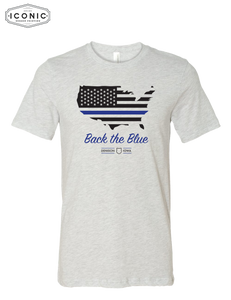 Back The Blue United States - Unisex Jersey Tee