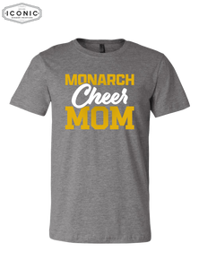 Cheer Mom (Glitter Ink) - Unisex CVC Jersey Tee
