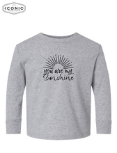 Load image into Gallery viewer, You Are My Sunshine - Toddler Long Sleeve Cotton Jersey Tee
