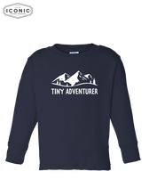 Load image into Gallery viewer, Tiny Adventurer - Toddler Long Sleeve Cotton Jersey Tee
