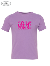 Load image into Gallery viewer, Wild Like My Curls - Toddler Fine Jersey Tee
