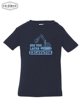 Load image into Gallery viewer, See You Later Excavator - Infant Fine Jersey Tee
