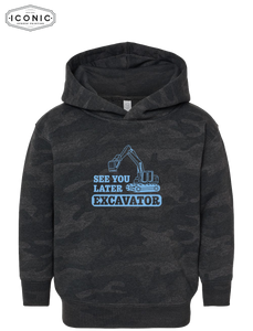 See You Later Excavator - Toddler Pullover Fleece Hoodie