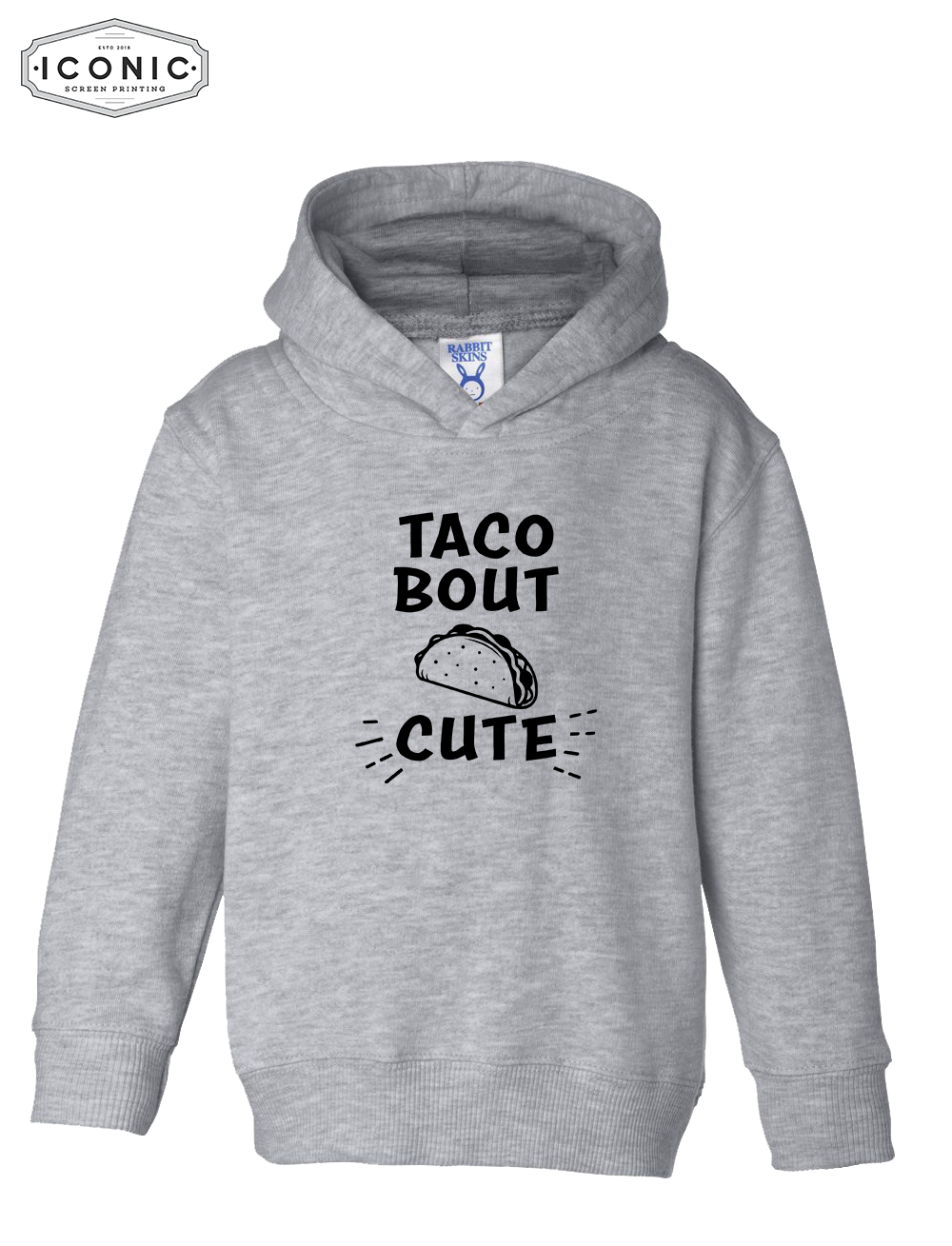 Tacobout Cute! - Toddler Pullover Fleece Hoodie
