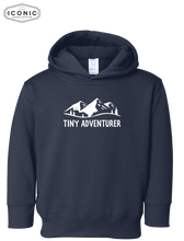 Load image into Gallery viewer, Tiny Adventurer - Toddler Pullover Fleece Hoodie
