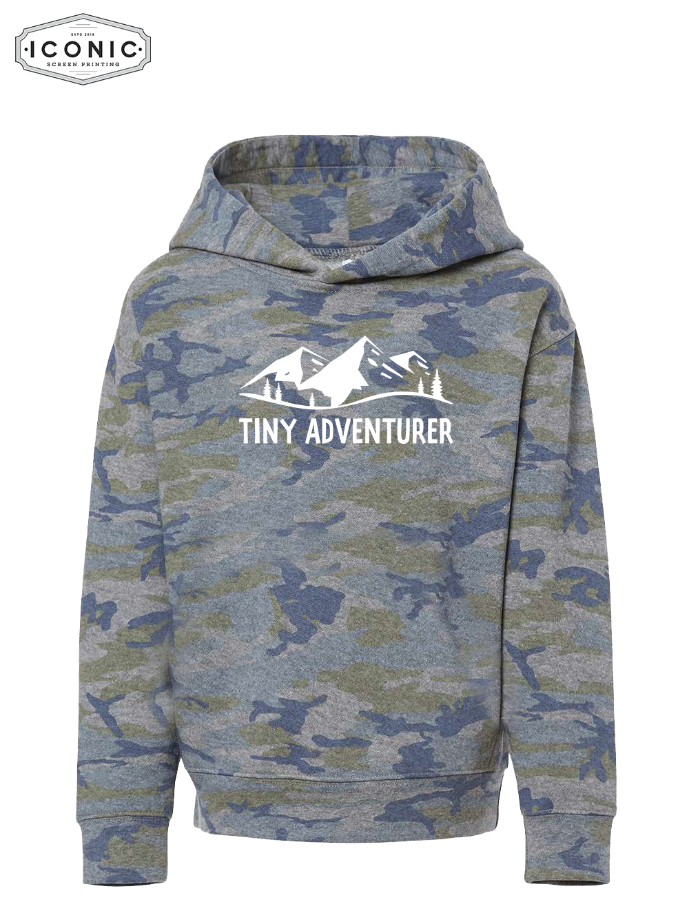 Tiny Adventurer - Toddler Pullover Fleece Hoodie