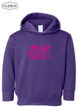Load image into Gallery viewer, Wild Like My Curls - Toddler Pullover Fleece Hoodie
