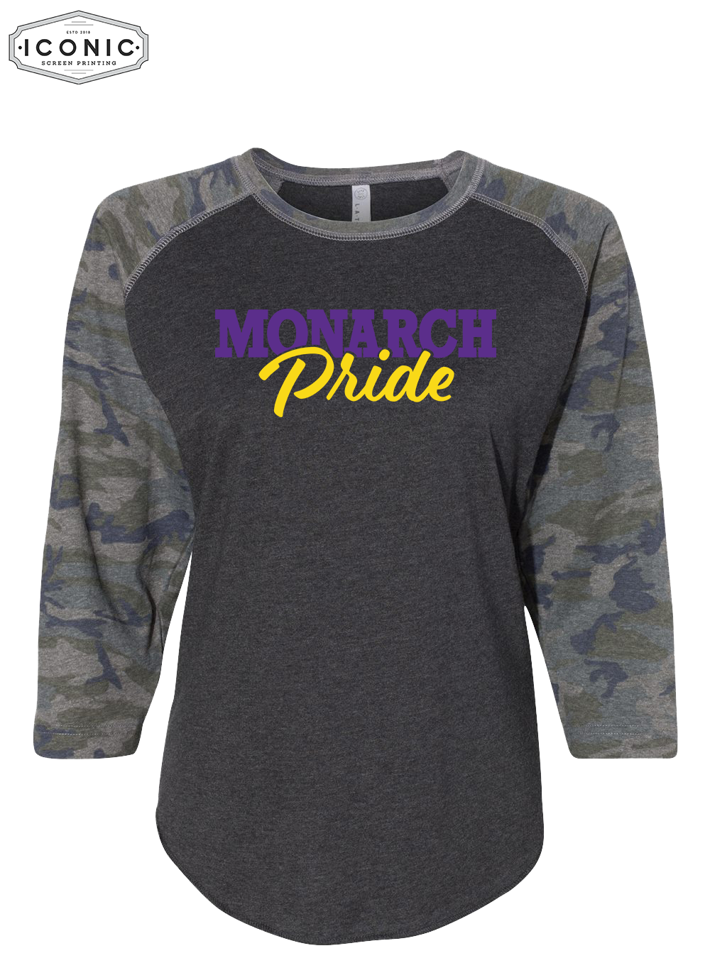 Monarch Pride - Women's Baseball Jersey 3/4 Sleeve