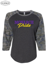 Load image into Gallery viewer, Monarch Pride - Women&#39;s Baseball Jersey 3/4 Sleeve
