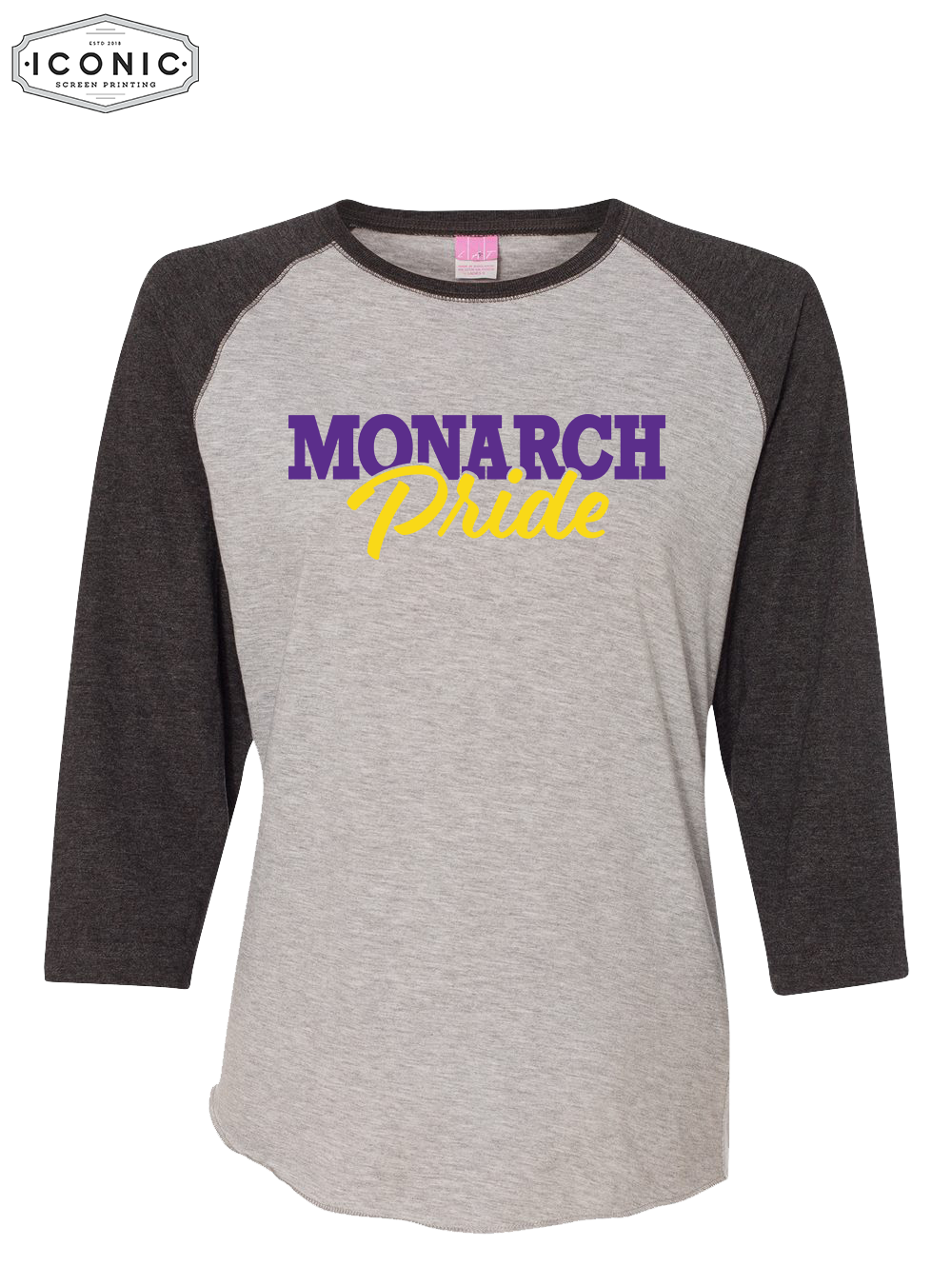 Monarch Pride - Women's Baseball Jersey 3/4 Sleeve