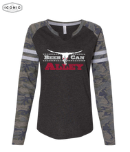 Load image into Gallery viewer, BCA - Women&#39;s Fine Jersey Mash Up Long Sleeve
