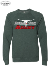 Load image into Gallery viewer, BCA - Unisex Sponge Fleece Raglan Crewneck Sweatshirt
