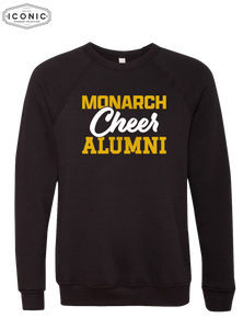 Cheer Alumni - Unisex Sponge Fleece Raglan Crewneck Sweatshirt