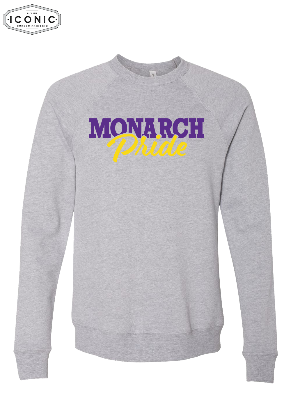 Monarch Pride - Unisex Sponge Fleece Raglan Crewneck Sweatshirt