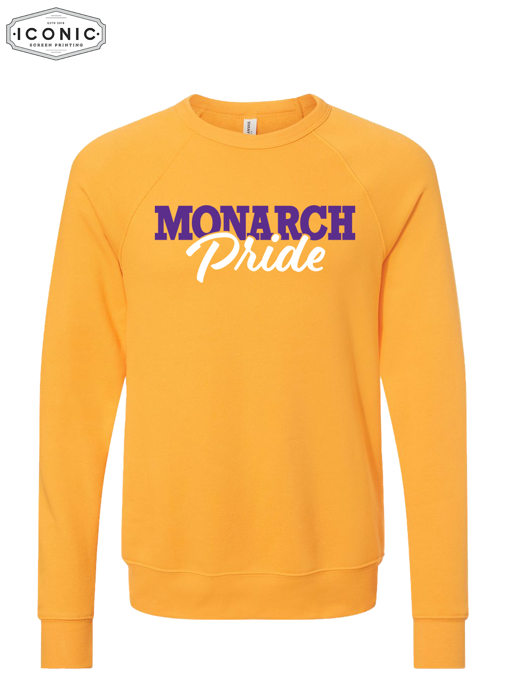 Monarch Pride - Unisex Sponge Fleece Raglan Crewneck Sweatshirt