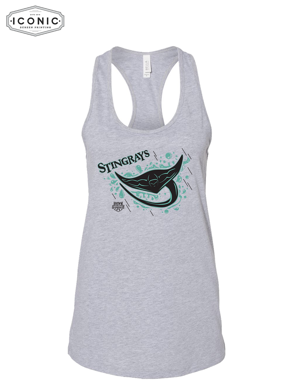 Stingrays - Women's Jersey Racerback Tank