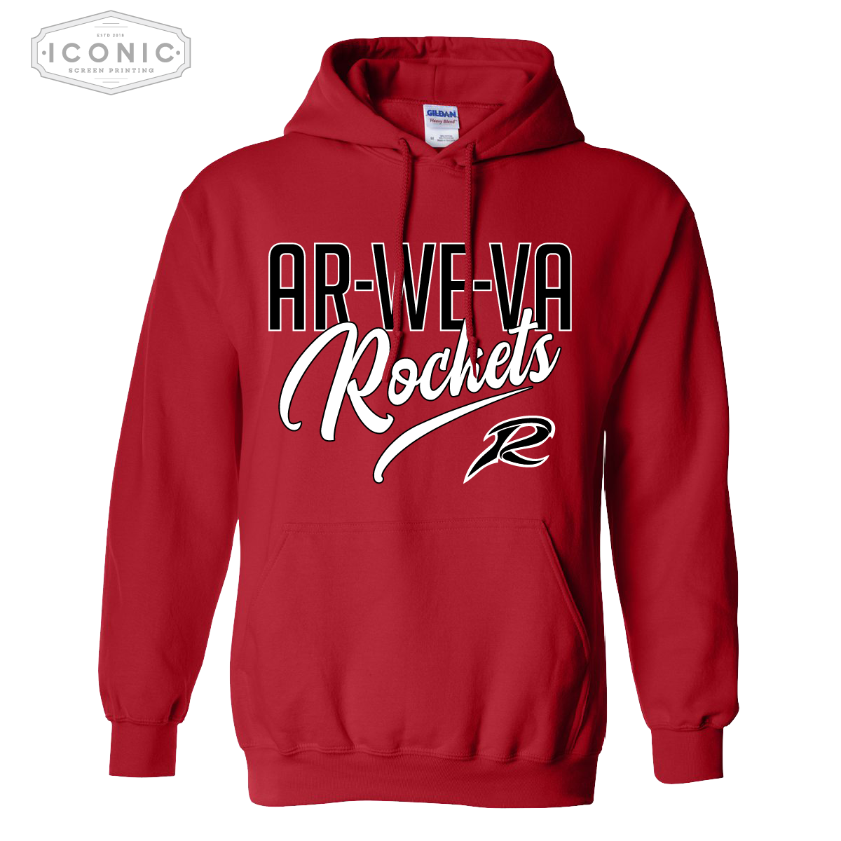 AWV Rockets - Heavy Blend Hooded Sweatshirt - Clearance ONE LEFT!