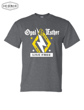 Load image into Gallery viewer, Opal &amp; Esther Live Free - DryBlend T-shirt
