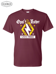 Opal & Esther Live Free - DryBlend T-shirt