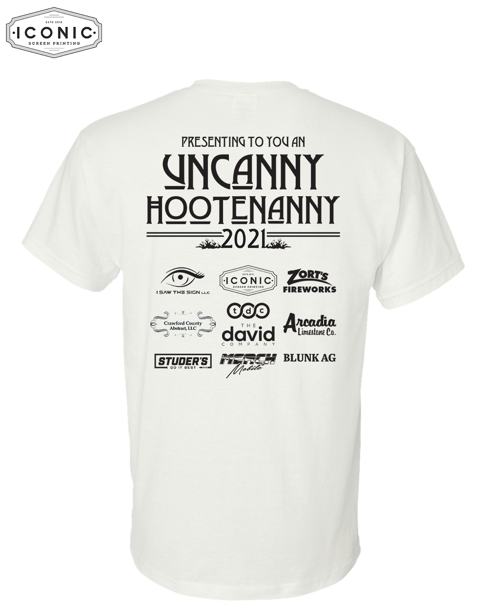 Uncanny Hootenanny Event - DryBlend T-Shirt - Clearance