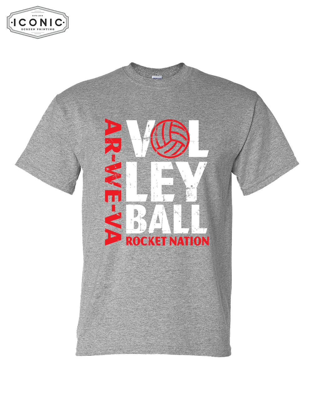 Rocket Nation Volleyball - DryBlend T-shirt