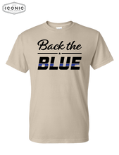 Load image into Gallery viewer, Back The Blue - DryBlend T-shirt
