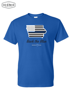 Back The Blue Iowa - DryBlend T-shirt
