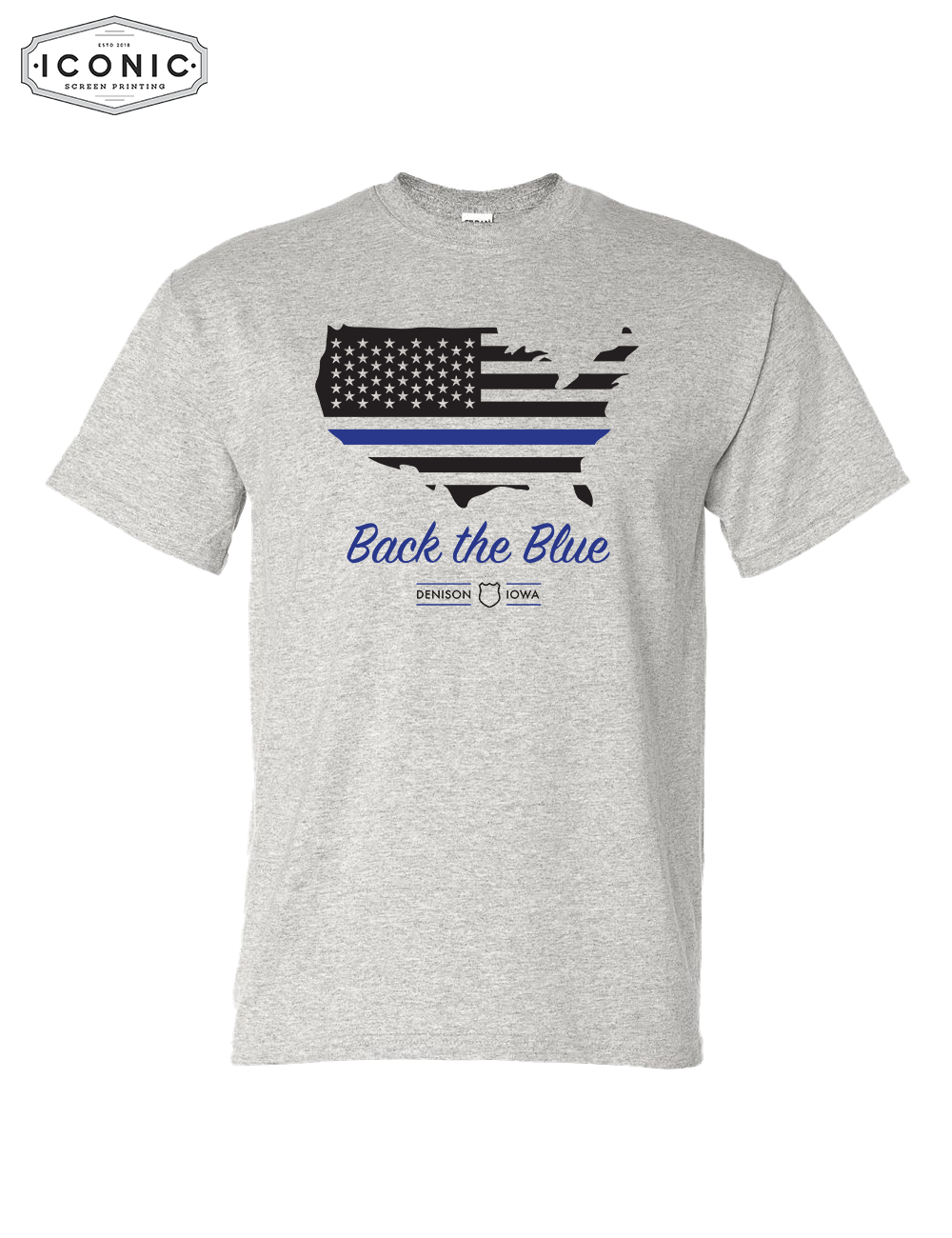 Back The Blue United States - DryBlend T-shirt