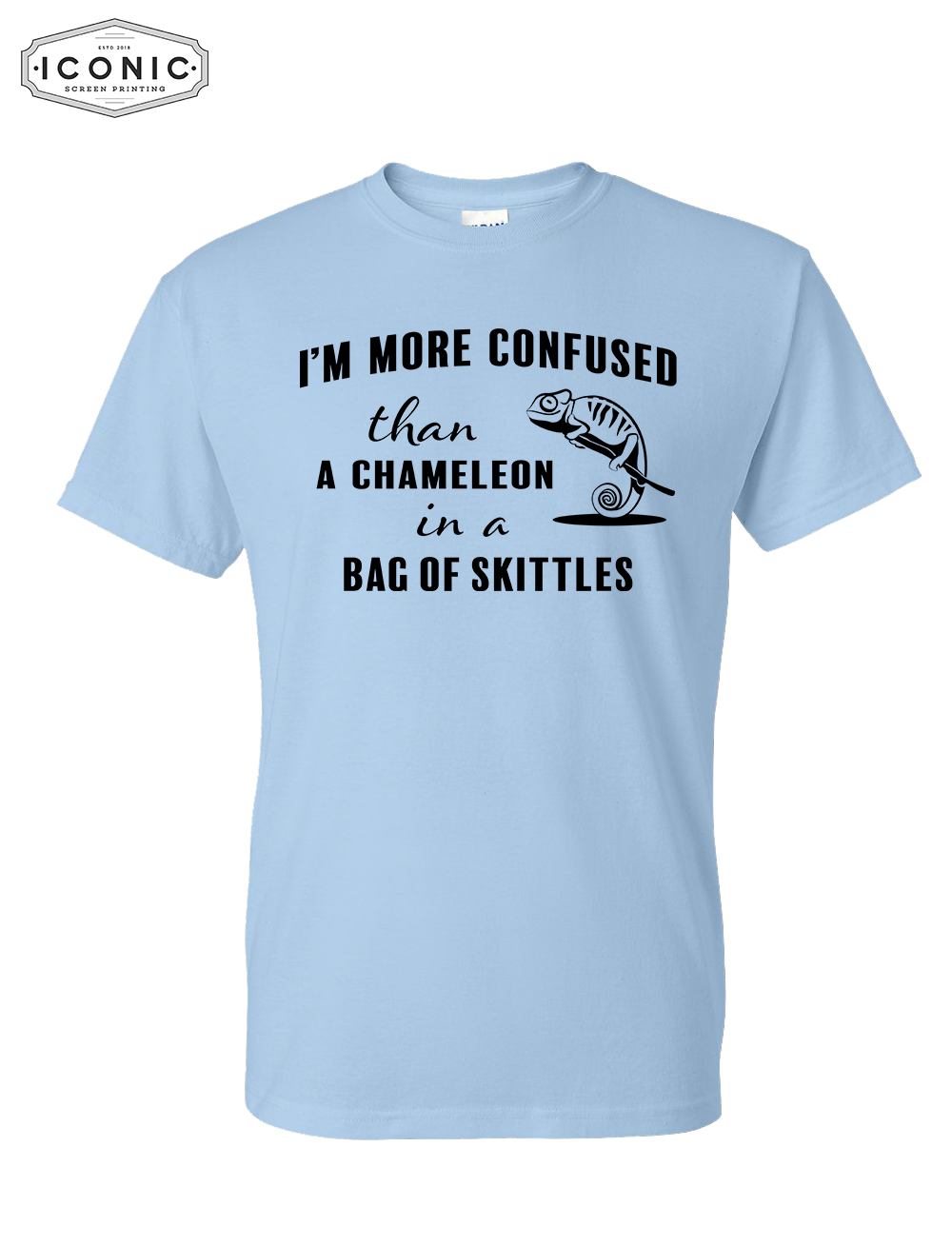 Confused Chameleon - DryBlend T-Shirt
